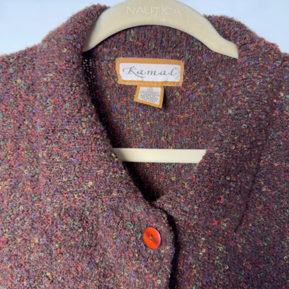 Kamal vintage wool blend cardigan - Picture 4 of 10